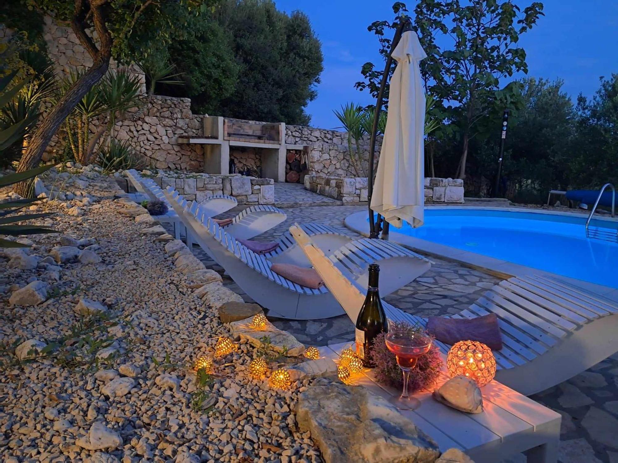 Villa Cesarica Novalja Exteriör bild