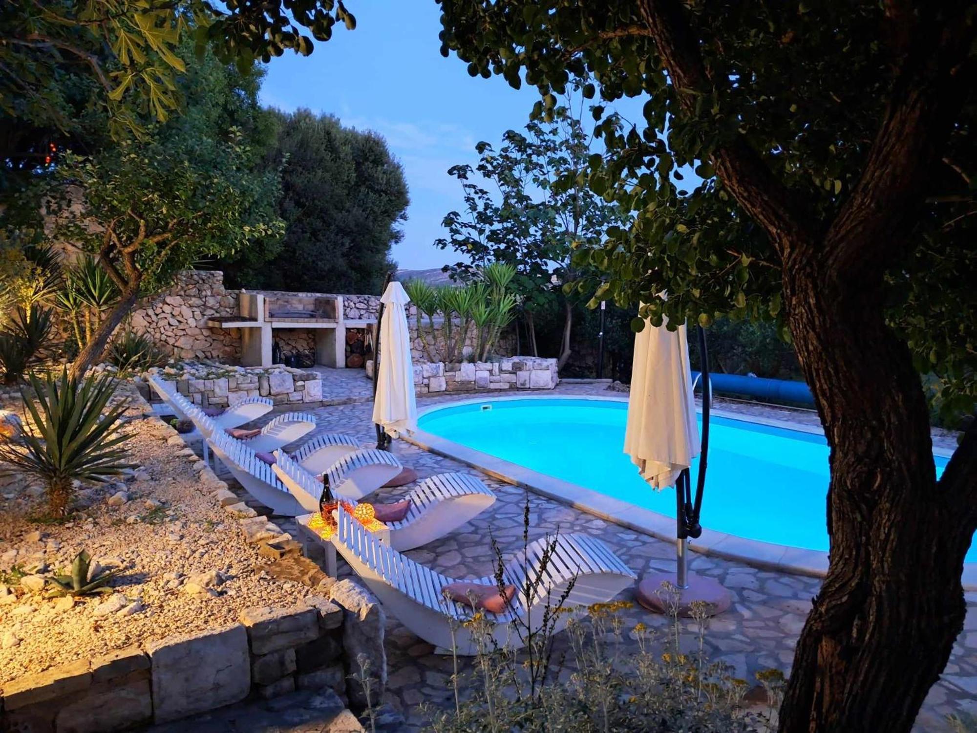 Villa Cesarica Novalja Exteriör bild