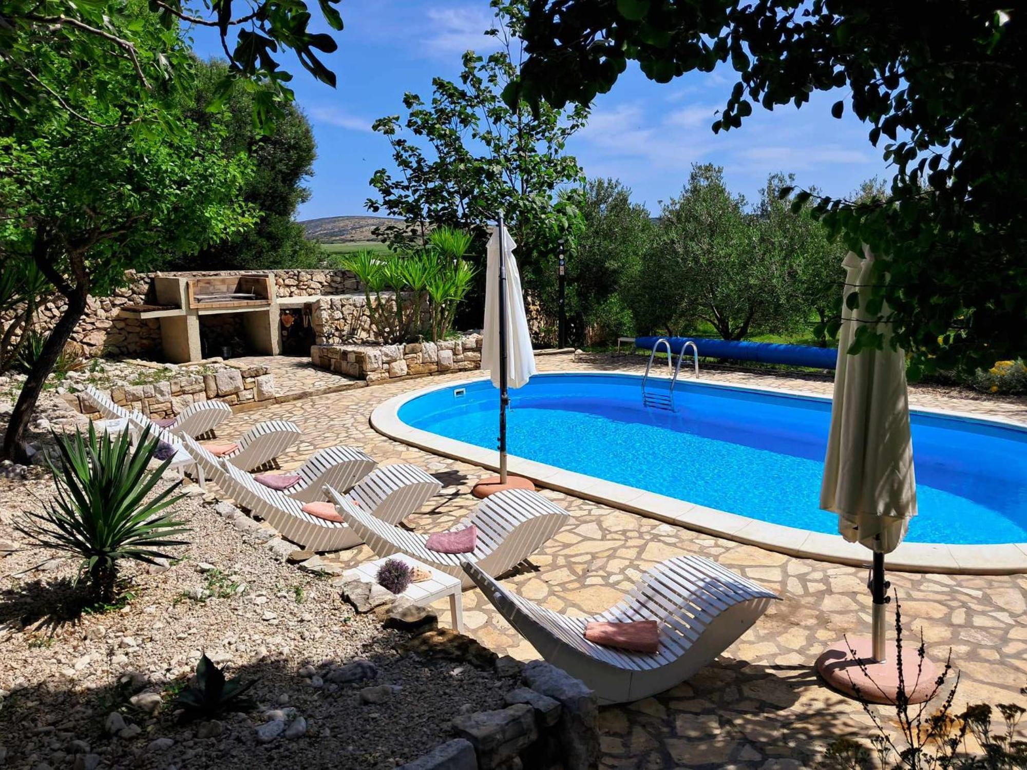 Villa Cesarica Novalja Exteriör bild